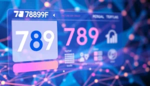 789f website homepage showcasing a professional digital interface with vibrant colors and modern design, highlighting online presence and technology focus.