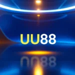 Professional illustration highlighting the UU88 logo with modern design elements, conveying reliability and innovation in online gaming services.