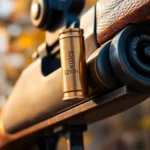 Detailed shot of a 32WIN cartridge in a vintage rifle, highlighting precision and historical firearm craftsmanship.