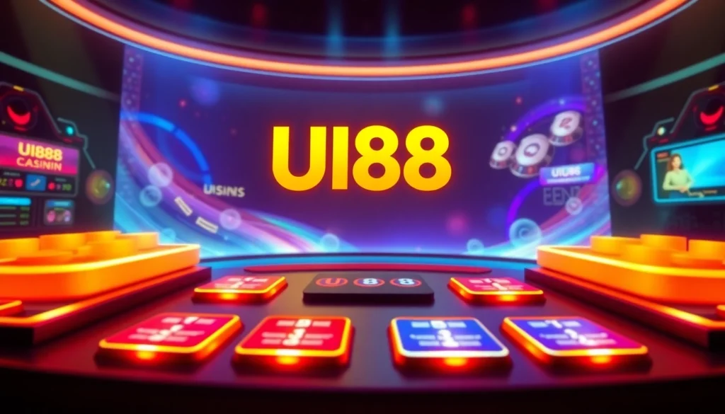 Engaging visual of the UU88 online casino platform showcasing secure and user-friendly interface, emphasizing trust and excitement for new players.