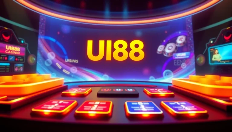 Engaging visual of the UU88 online casino platform showcasing secure and user-friendly interface, emphasizing trust and excitement for new players.