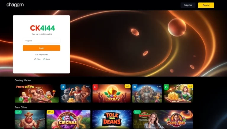 Secure ck444 login page with bold visuals and easy navigation for Bangladesh-based players seeking trusted online gaming access.