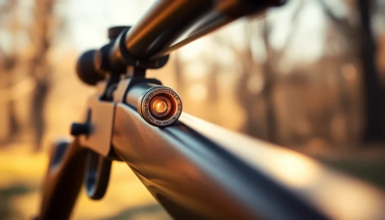 Authentic 32WIN firearm in a natural setting, emphasizing craftsmanship and vintage appeal for firearm enthusiasts.