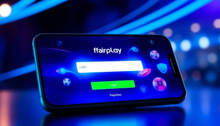 Quick and easy fairplay login on a secure platform with live sports betting visuals, access via mobile or desktop, emphasizing reliability and speed for Indian users.