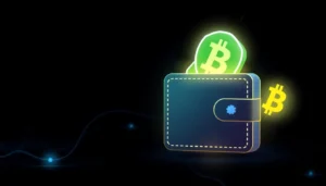 A professional crypto wallet interface showcasing secure digital asset management and