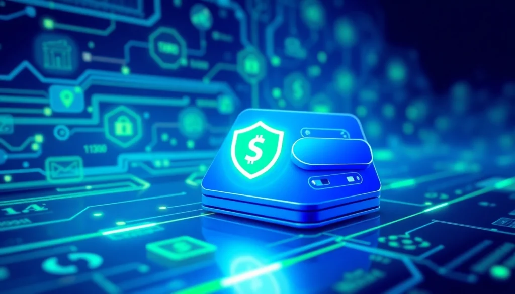 Crypto wallet app showcasing secure digital interface for managing cryptocurrencies safely and
