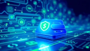 Crypto wallet app showcasing secure digital interface for managing cryptocurrencies safely and
