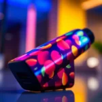 Vozol Puff disposable vape device with colorful design, highlighting high puff capacity and modern style for vape enthusiasts.