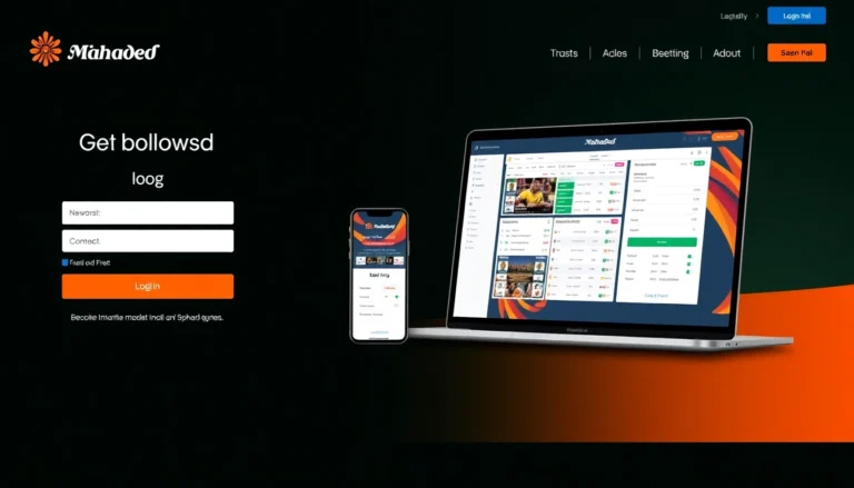 Secure Mahadev Book login interface on smartphone and laptop for Indian online betting users