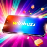 Clicking the Winbuzz Apk app on a smartphone shows exciting casino and betting features for players.