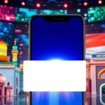 India News app interface showing a sleek open-box prompt bar for real-time updates and trending