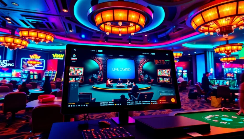 Professional representation of Canl casino siteleri showcasing live dealer games with realistic