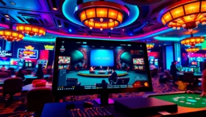 Professional representation of Canl casino siteleri showcasing live dealer games with realistic