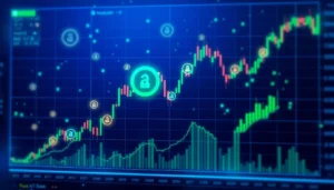 Modern digital interface displaying real-time aicoin market data and AI analytics for investors